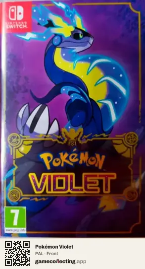Pokémon Violet Nintendo Switch, PAL box front