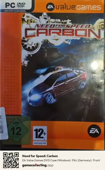 Need for Speed: Carbon Computer, Germany box front
