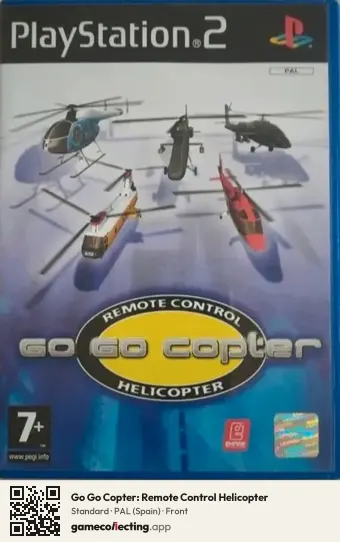 Go Go Copter: Remote Control Helicopter PlayStation 2, Spain box front