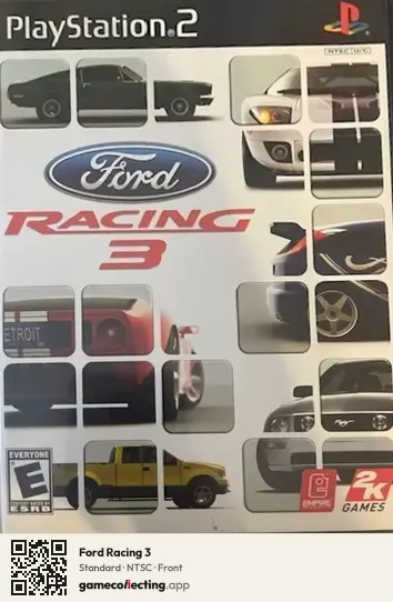 Ford Racing 3 PlayStation 2, NTSC box front