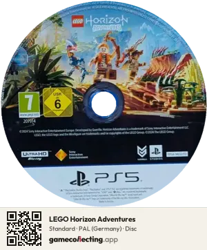 LEGO Horizon Adventures PlayStation 5, PAL disc