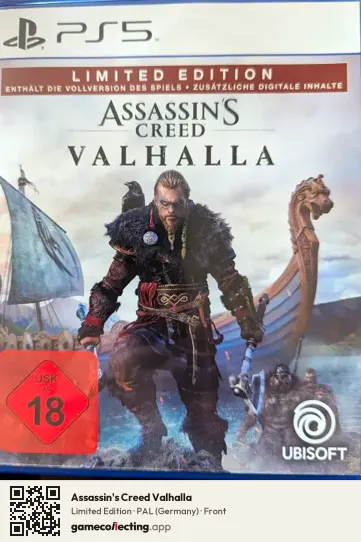Assassin's Creed Valhalla PlayStation 5, Germany box front