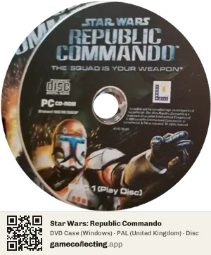 Star Wars: Republic Commando Computer, PAL disc