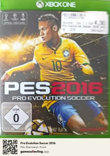 Pro Evolution Soccer 2016 Xbox One, Germany box front