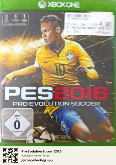 Pro Evolution Soccer 2016 Xbox One, Germany box front