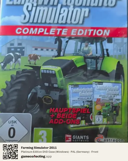 Farming Simulator 2011 Computer, Germany box front