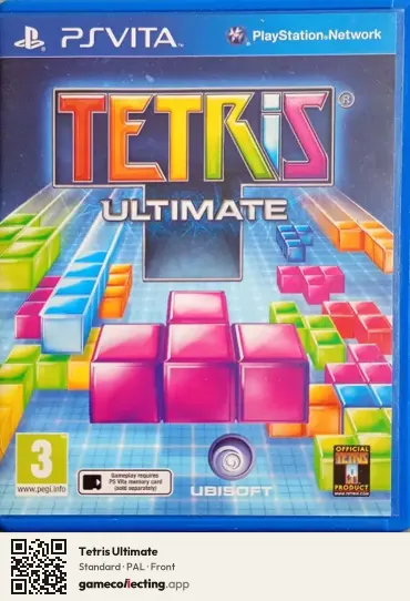 Tetris Ultimate PlayStation Vita, PAL box front
