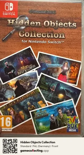 Hidden Objects Collection Nintendo Switch, Germany box front