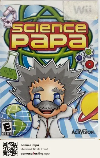 Science Papa Nintendo Wii, NTSC box front