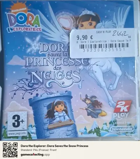 Dora the Explorer: Dora Saves the Snow Princess Nintendo DS, France box front