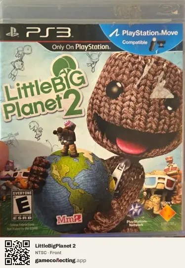 LittleBigPlanet 2 PlayStation 3, NTSC box front