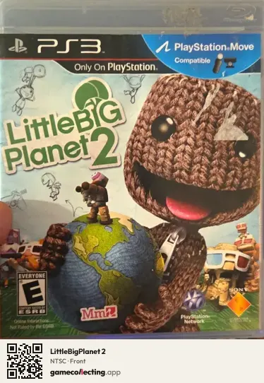 LittleBigPlanet 2 PlayStation 3, NTSC box front
