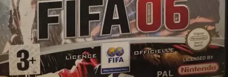 FIFA 06, the PEGI square on its front