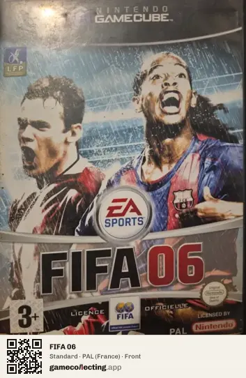 FIFA 06 Nintendo GameCube, France box front