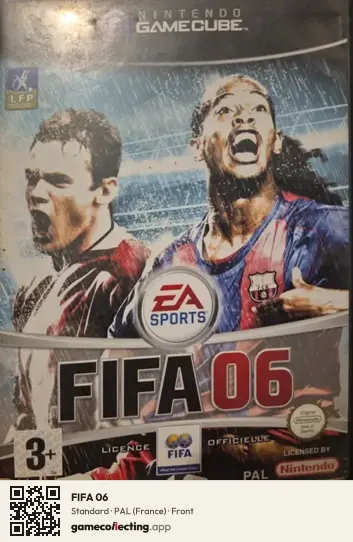 FIFA 06 Nintendo GameCube, France box front