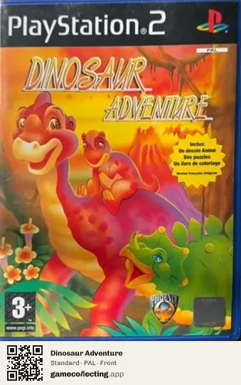 Dinosaur Adventure PlayStation 2, PAL box front