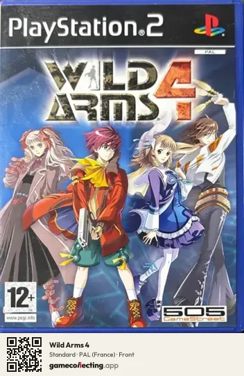 Wild Arms 4 PlayStation 2, France box front