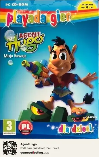 Agent Hugo Computer, PAL box front