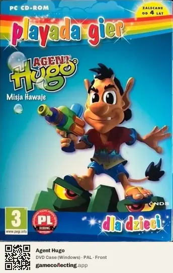 Agent Hugo Computer, PAL box front