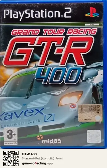 GT-R 400 PlayStation 2, Australia box front