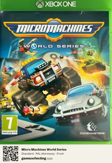 Micro Machines World Series Xbox One, Germany box front