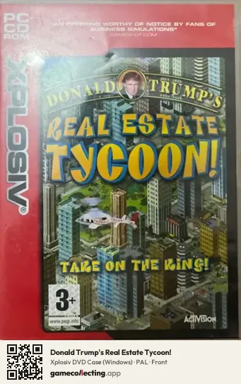 Donald Trump's Real Estate Tycoon! Computer, PAL box front