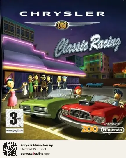 Chrysler Classic Racing Nintendo DS, PAL box front