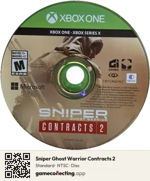 Sniper Ghost Warrior Contracts 2 Xbox One, NTSC disc