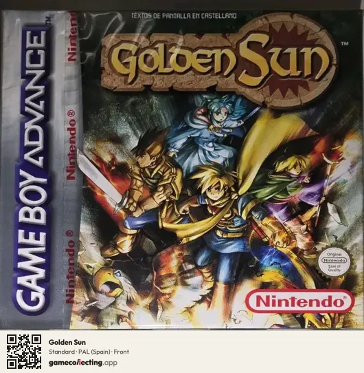 Golden Sun Game Boy Advance, Spain box front