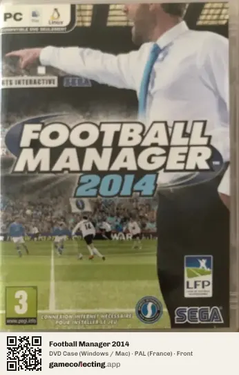 Football Manager 2014 Computer, France box front