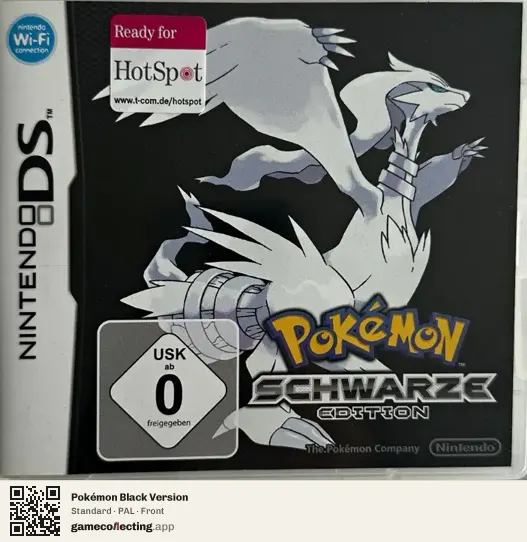 Pokémon Black Version Nintendo DS, PAL box front