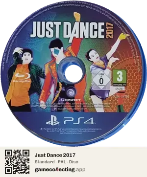Just Dance 2017 PlayStation 4, PAL disc