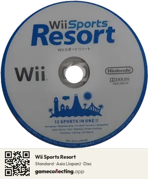 Wii Sports Resort Nintendo Wii, Asia disc