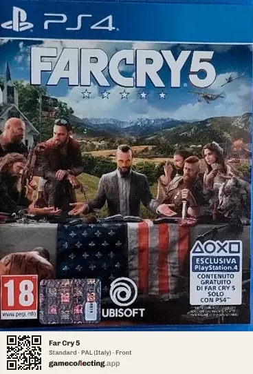 Far Cry 5 PlayStation 4, Italy box front