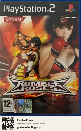 Rumble Roses PlayStation 2, Spain box front