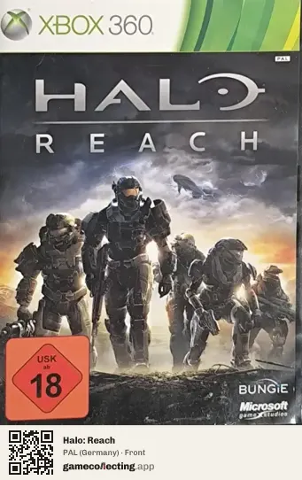 Halo: Reach Xbox 360, Germany box front