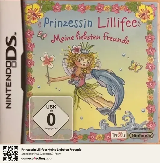 Prinzessin Lillifee: Meine Liebsten Freunde Nintendo DS, Germany box front