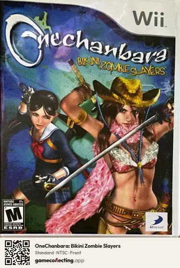 OneChanbara: Bikini Zombie Slayers Nintendo Wii, NTSC box front