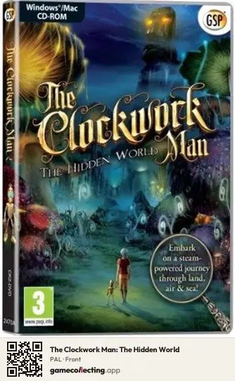 The Clockwork Man: The Hidden World Computer, PAL box front