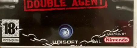 Tom Clancy's Splinter Cell: Double Agent, the PEGI square on its front