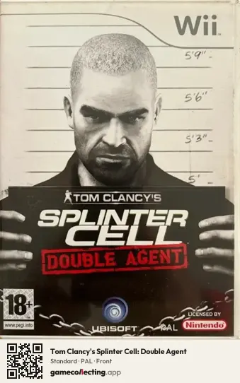 Tom Clancy's Splinter Cell: Double Agent Nintendo Wii, PAL box front