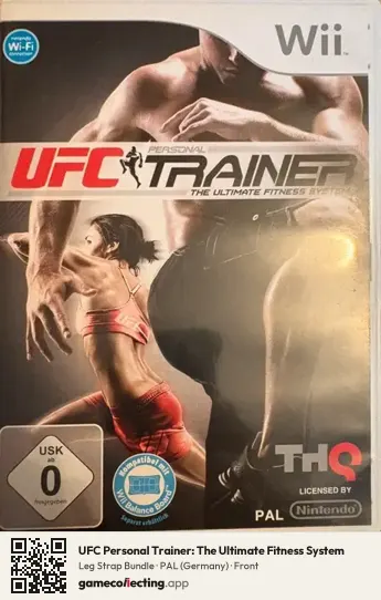 UFC Personal Trainer: The Ultimate Fitness System Nintendo Wii, Germany box front