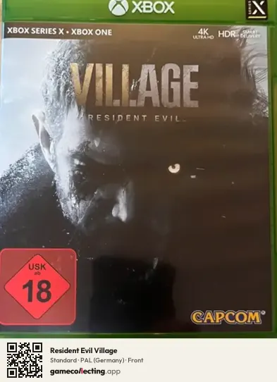 Resident Evil Village Xbox Series X, Germany box front