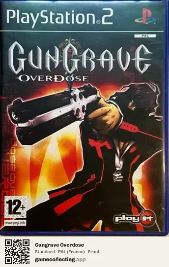Gungrave Overdose PlayStation 2, France box front