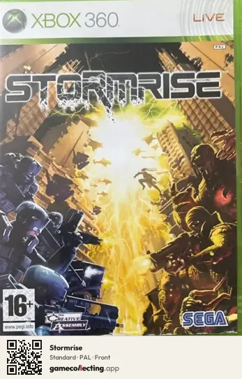 Stormrise Xbox 360, PAL box front