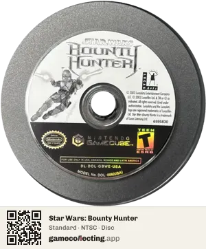 Star Wars: Bounty Hunter Nintendo GameCube, NTSC disc