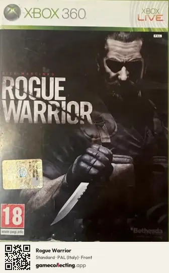 Rogue Warrior Xbox 360, Italy box front