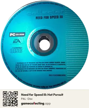 Need for Speed III: Hot Pursuit Computer, PAL disc