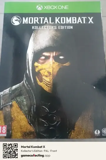 Mortal Kombat X Xbox One, PAL box front