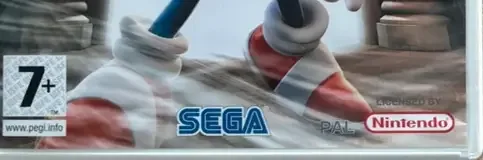Sonic and the Secret Rings, the PEGI square on its front